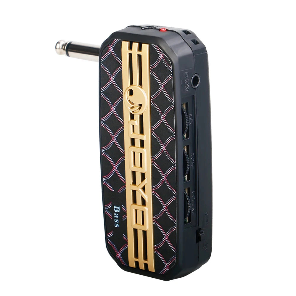 JOYO JA-03 Portable Guitar Amp Mini Guitar Headphone Amplifier Plug & Play Adjustable Bypass/Modulation Signal for Bass Practice