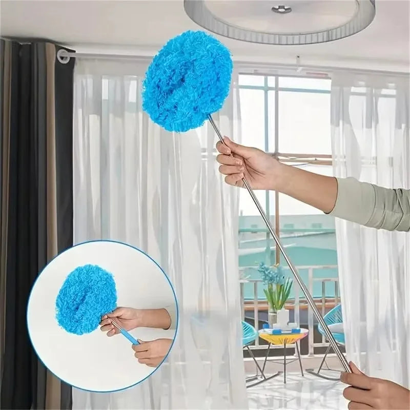 1PC Microfiber Ceiling Fan Duster Multifunctional Long Handle Effortless Household Electric Appliances Cleaning Tools