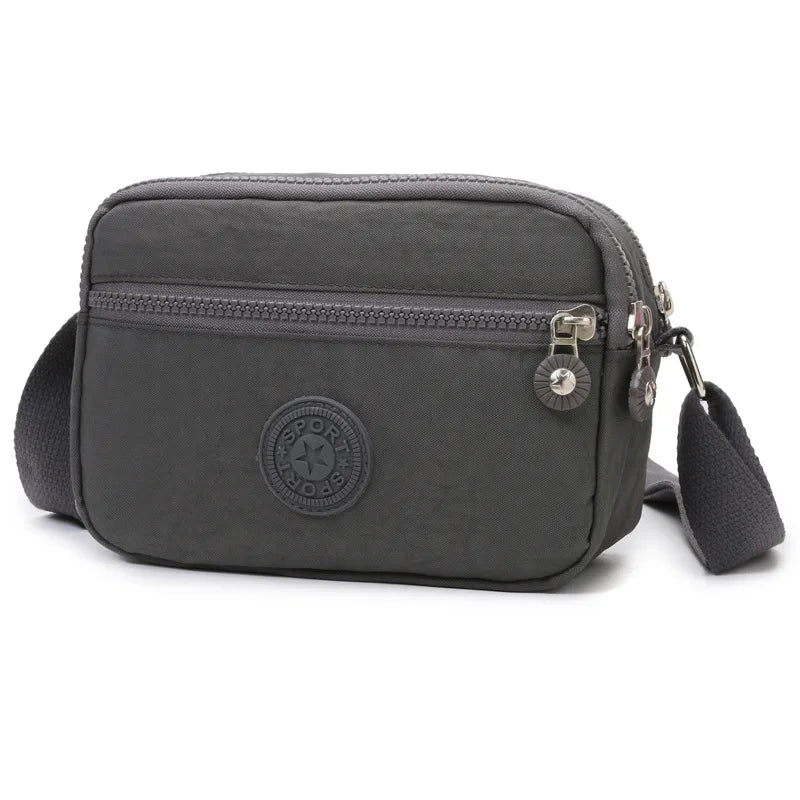 Leisure Sports Crossbody Bag Simple and Practical Outdoor Phone Wallet Cash Register Bag for Middle-aged and Elderly People