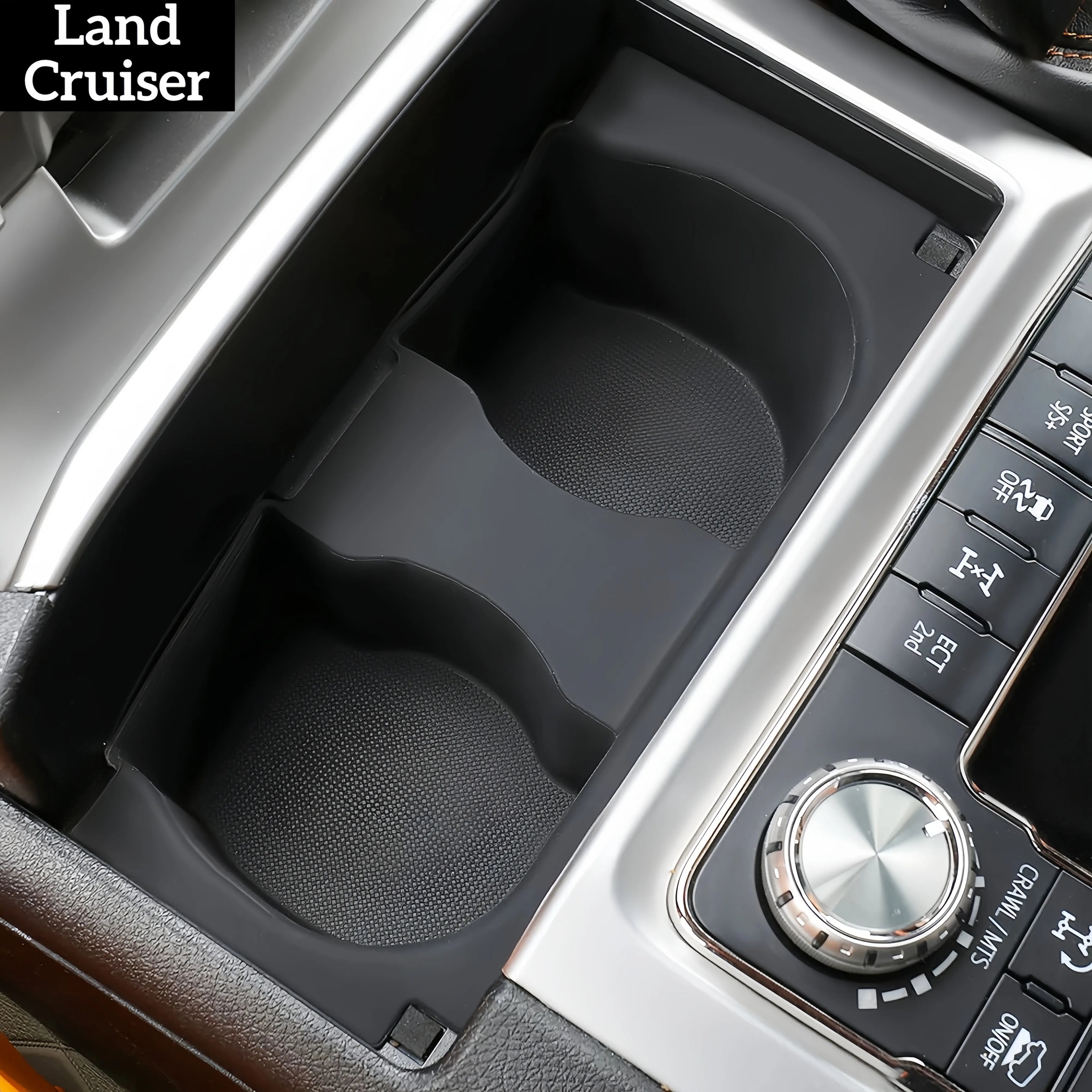 Silicone Cup Holder for Toyota Land Cruiser 200 2008-2021 Vehicle Specific Fit Car Accessory