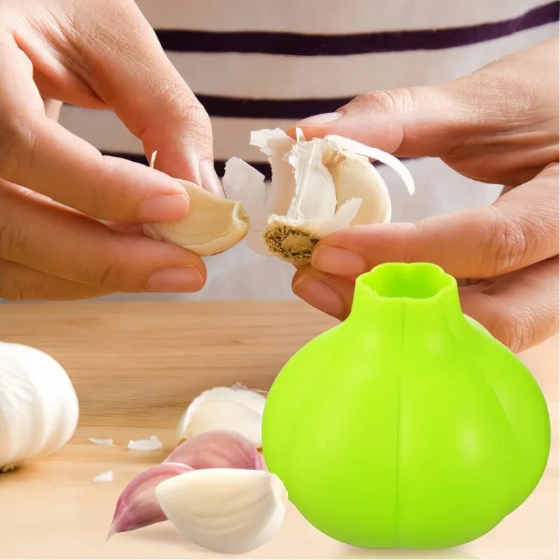 Silicone Garlic Peeler Suitable for Kitchen Food Garlic Peeling Tool Simple Convenient Quick Easy To Peel Clean Kitchen Gadgets