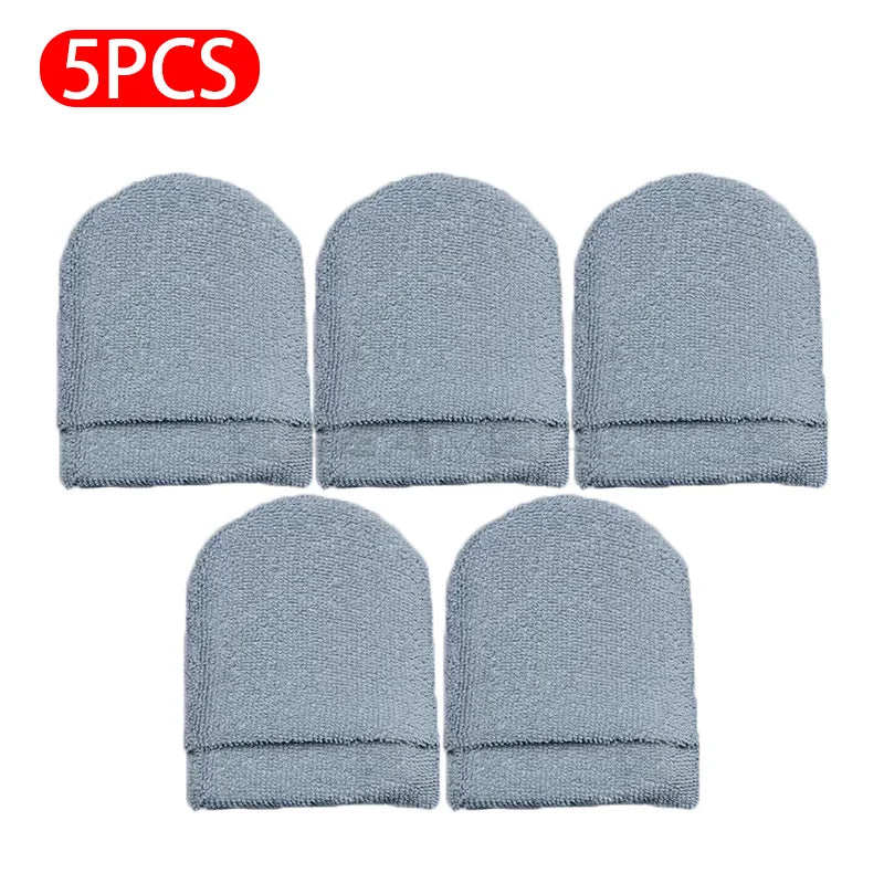 SEAMETAL 5pcs Soft Microfiber Car Wax Applicator Mitts Polishing Sponge Wax Foam Applicator Pad for Car Cleaning Accessories