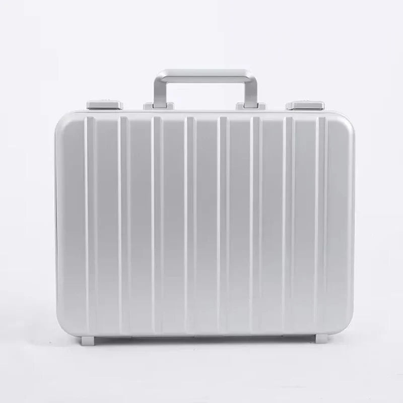 13”15 Inch New Aluminum Briefcase Toolbox Laptop case Business Box With Lock