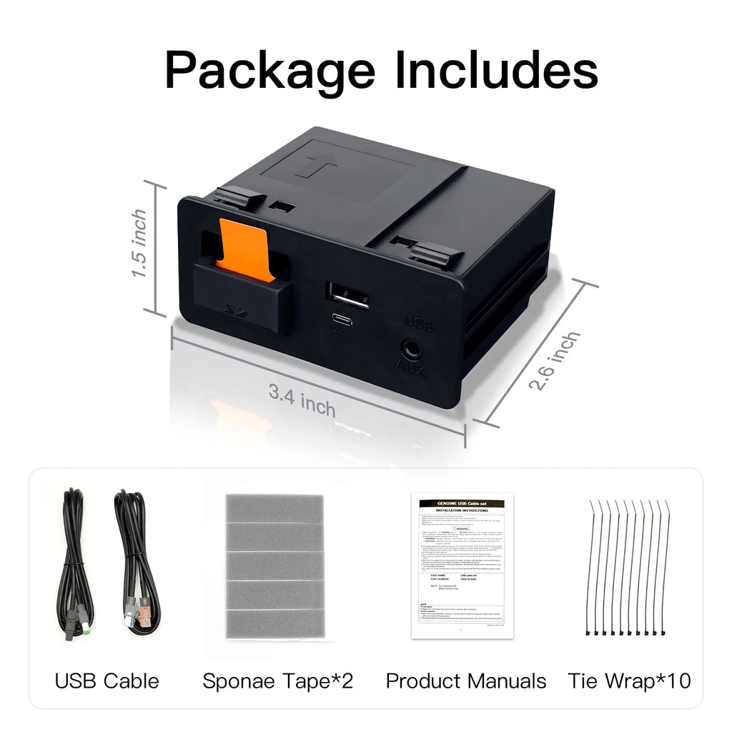 Type-C Wired Wireless CarPlay Android Auto USB Adapter for Mazda 2 3 6 CX3 CX5 CX8 CX9 MX5 Demio Miata TK78669U0C Retrofit  Kit