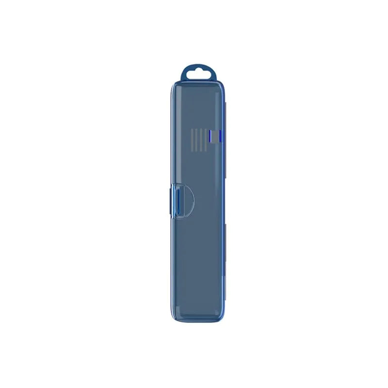 ✦ Translucent Travel Toothbrush Case,Portable Plastic Storage Box for Toothbrush & Toothpaste,Ideal for Travel&Business Trip
