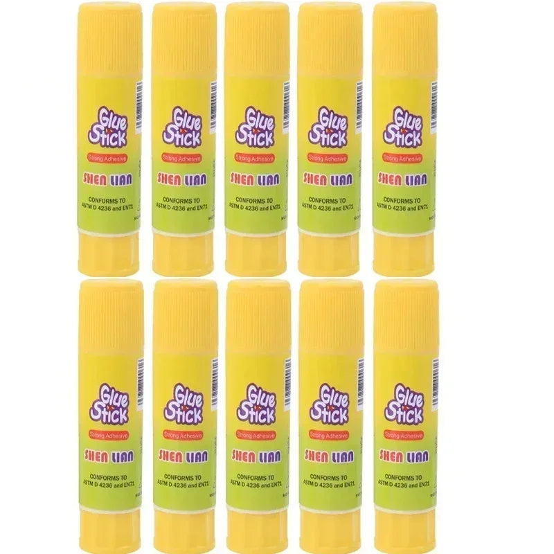 9g High Viscosity Solid Glue Sticks High Efficiency Adhesion Clear Solid Glue Guns for Home School DIY Art Paper Stationery