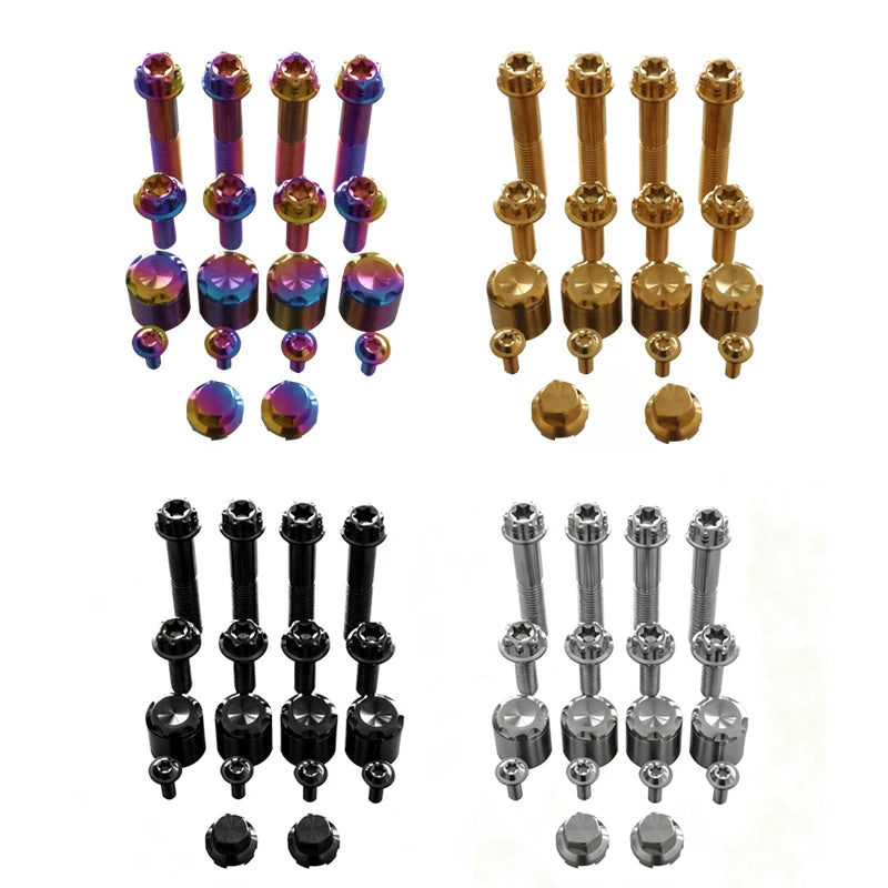 Road Faith Titanium Alloy Motorcycle Caliper Bolt Front Fender Bolts Anti-theft For HD 121CVO 121ST 24-up 117 Road/ Street Glide