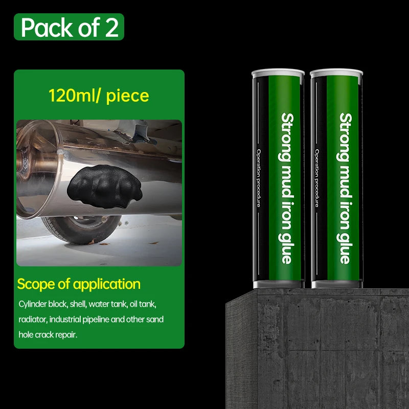 Metal Filler Putty Epoxy Permanent Adhesive Quick Leak Repair Putty Sticks Repair Mounting Sealant for Ceramic Crack