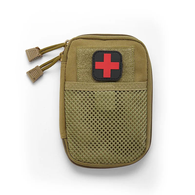 Emergency First Aid Kit Medical Bag for Camping Safari Outdoor EDC Pocket Wallet Molle Sports Bag Bug out Bag