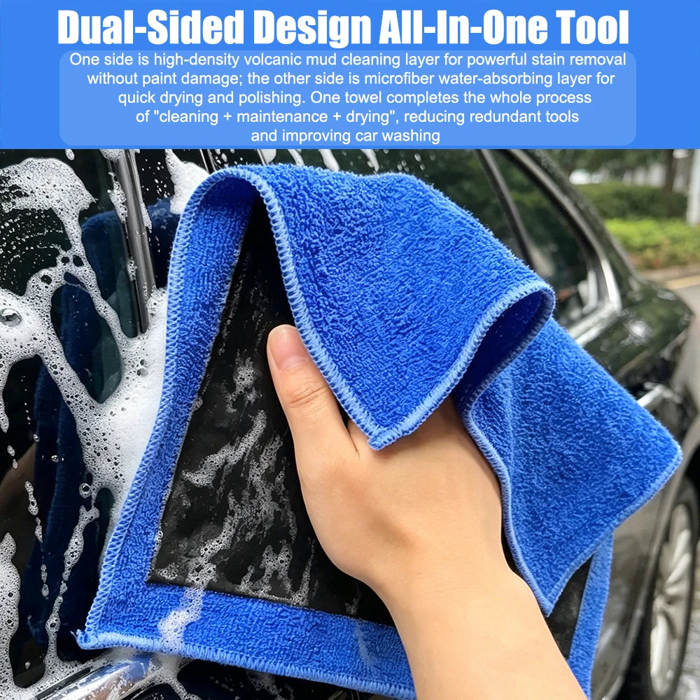 AUTOBRIGHT Clay Towel Car Cleaning Towel Magic Clay Cloth Car Detailing Tools Auto Care Towel Clean Polish Clay Bar Cloth