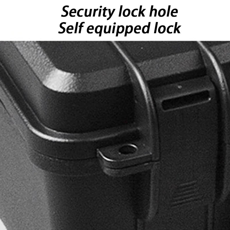 PP Thick Toolbox Organizer Storage Hardware Suitcase Empty Mechanical Workshop Toolbox Store Hard Drive Tools Case Packaging