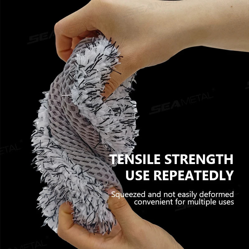 SEAMETAL Car Wash Sponge Microfiber Car Wash Sponge 8-shaped Sponge Super Absorbent Car Maintenance Car Wash Tools