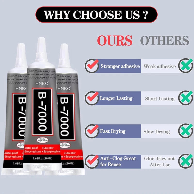 1pcs Universal Adhesive B7000 T7000 Glue Touch DYM Screen Mobile Industrial Tablets Jewelry DIY Sealant Electronic Components