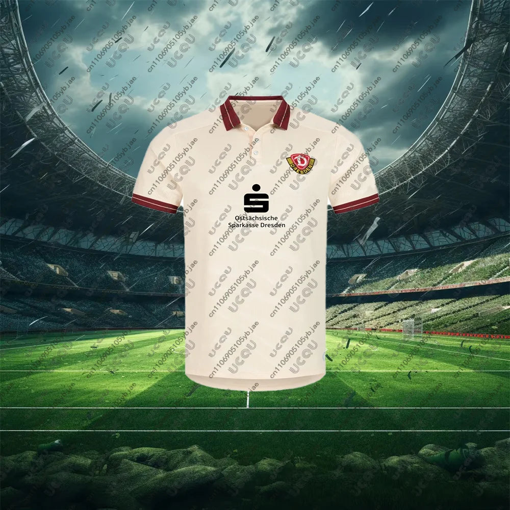 New Autumn 2025-26 Mens Kids Boys Quick-Drying Football Jersey Third Polo Top Home Jersey Soccer Sports Away D-Dynamo D-Dresden