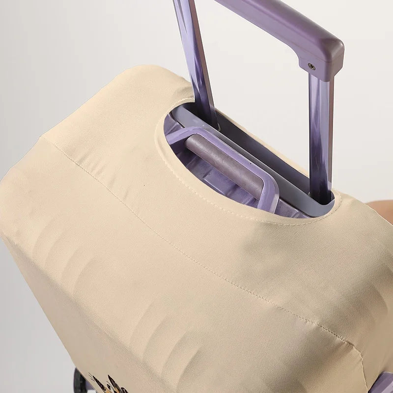 Dog pattern luggage protection cover, suitable for 18-32 inch luggage covers, luggage handle gloves, travel accessories