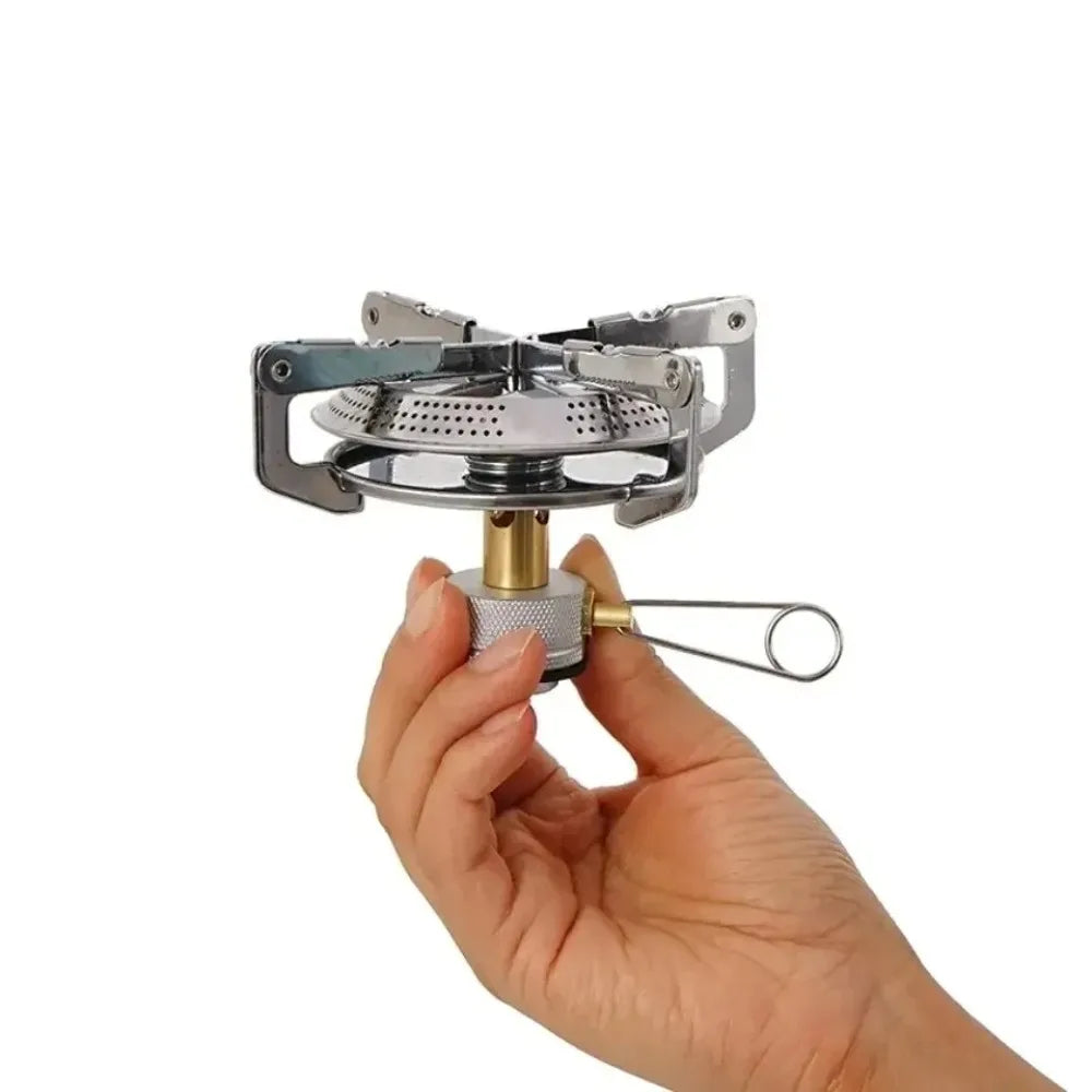Outdoor Cooking Picnic Portable Foldable Backpack Electronic Stove Head Windproof Camping Gas Stove HikingMountaineering Camping