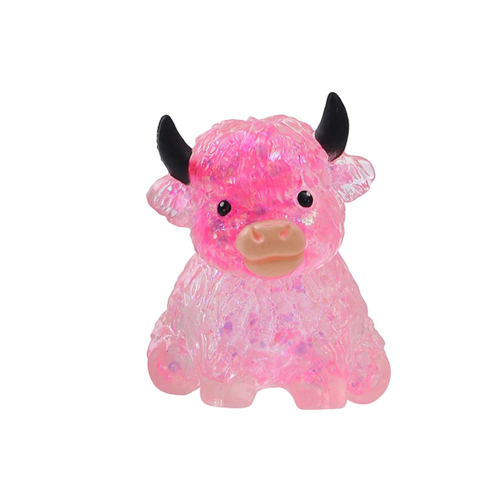 Cute Cow Squishy Maltose Fidget Toy Soft Cow Needoh Toy Small Cute Animal Anti Stress Splat Decompressions Vent Squeeze Toy