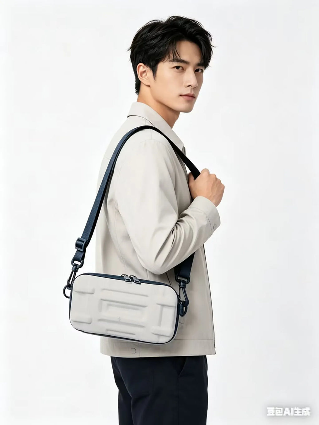 Hard Shell Crossbody Bag Waterproof Suitcase Style Shoulder bags Mini Hard Case Sling Bags for Men and Women Travel Daily Use 가방