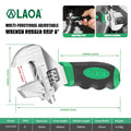 LAOA 6inch/8inch Adjustable Wrench Monkey Wrenches Short Handle Spanner Pipe Wrench for Air Controller Pipe Hand Tools
