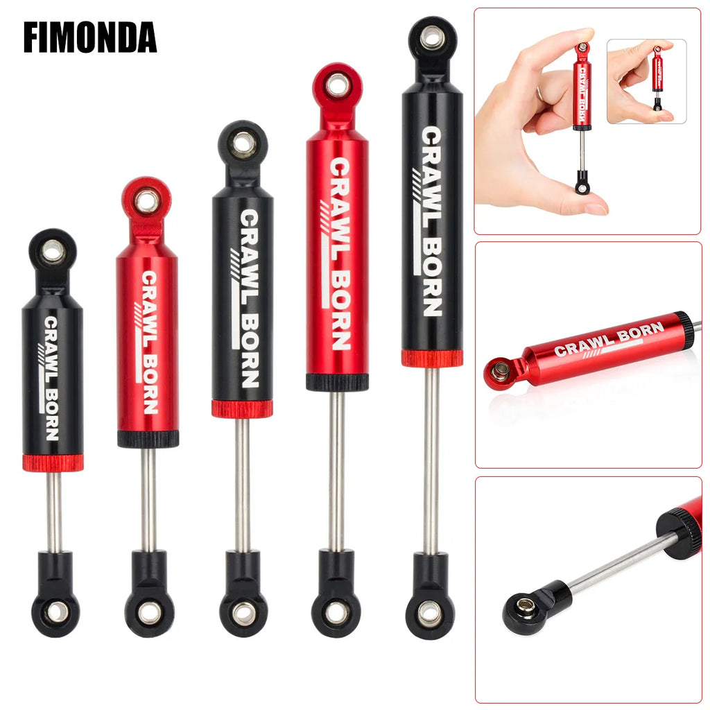 1/10 RC Crawler 4pcs Shock Absorber 70/80/90/100/110mm Metal Spring Suspension for Axial SCX10 TRX4 D90 Capra Redcat 90046