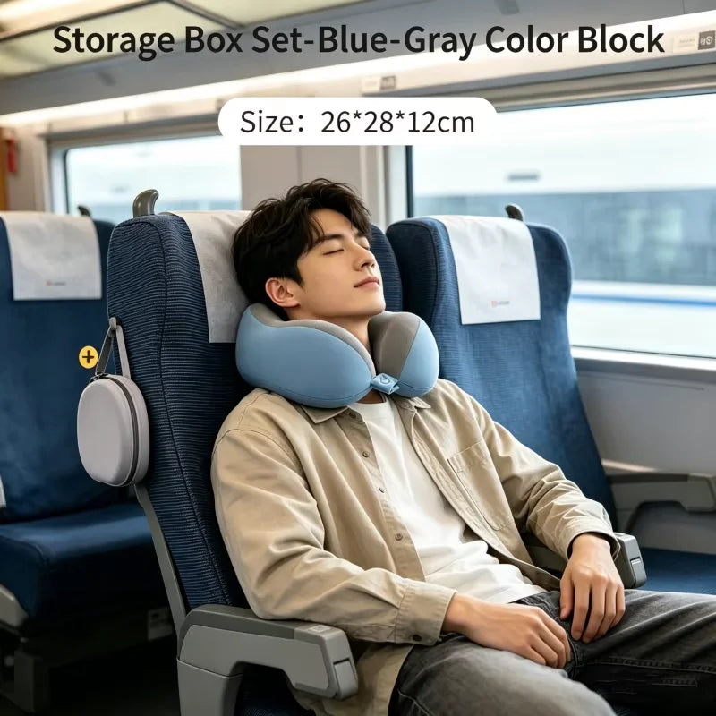 Comfort Memory Foam Neck Support Pillow Household Airplane Travel Pillow With Packaging Bag