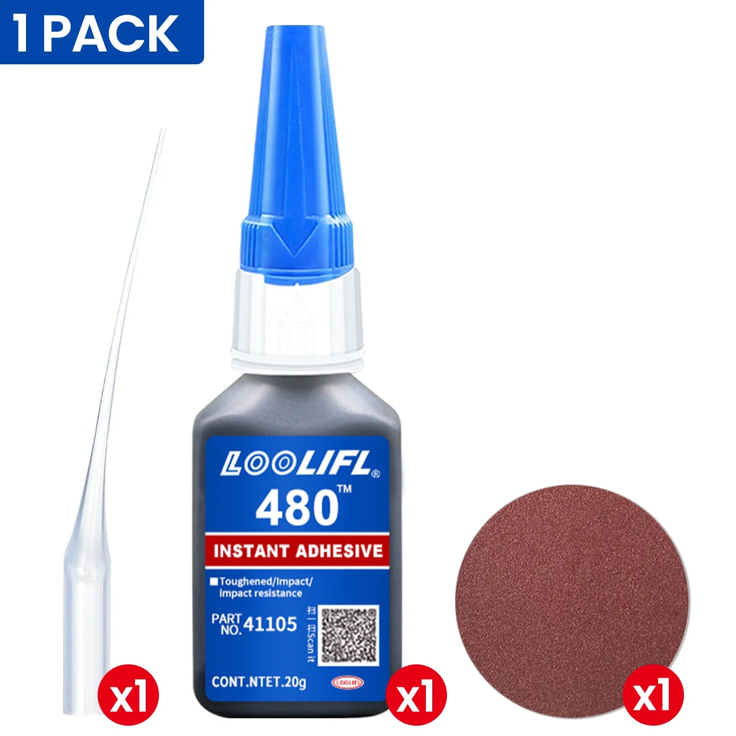 20g-480 Instant Dry Adhesive, Fast Curing and High Strength, Suitable for Repairing Metal, Plastic, Rubber, and Elastic Crafts.