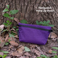 16g Lightweight Waterproof EDC Pouch for Outdoor Hiking Camping with Zipper and Passport Storage