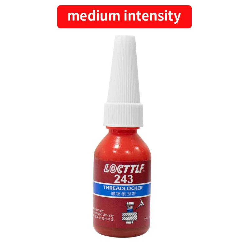 243 Blue Anaerobic Adhesive Medium Strength Threadlockers For All Metal Threaded Components Removable Waterproof 50ML