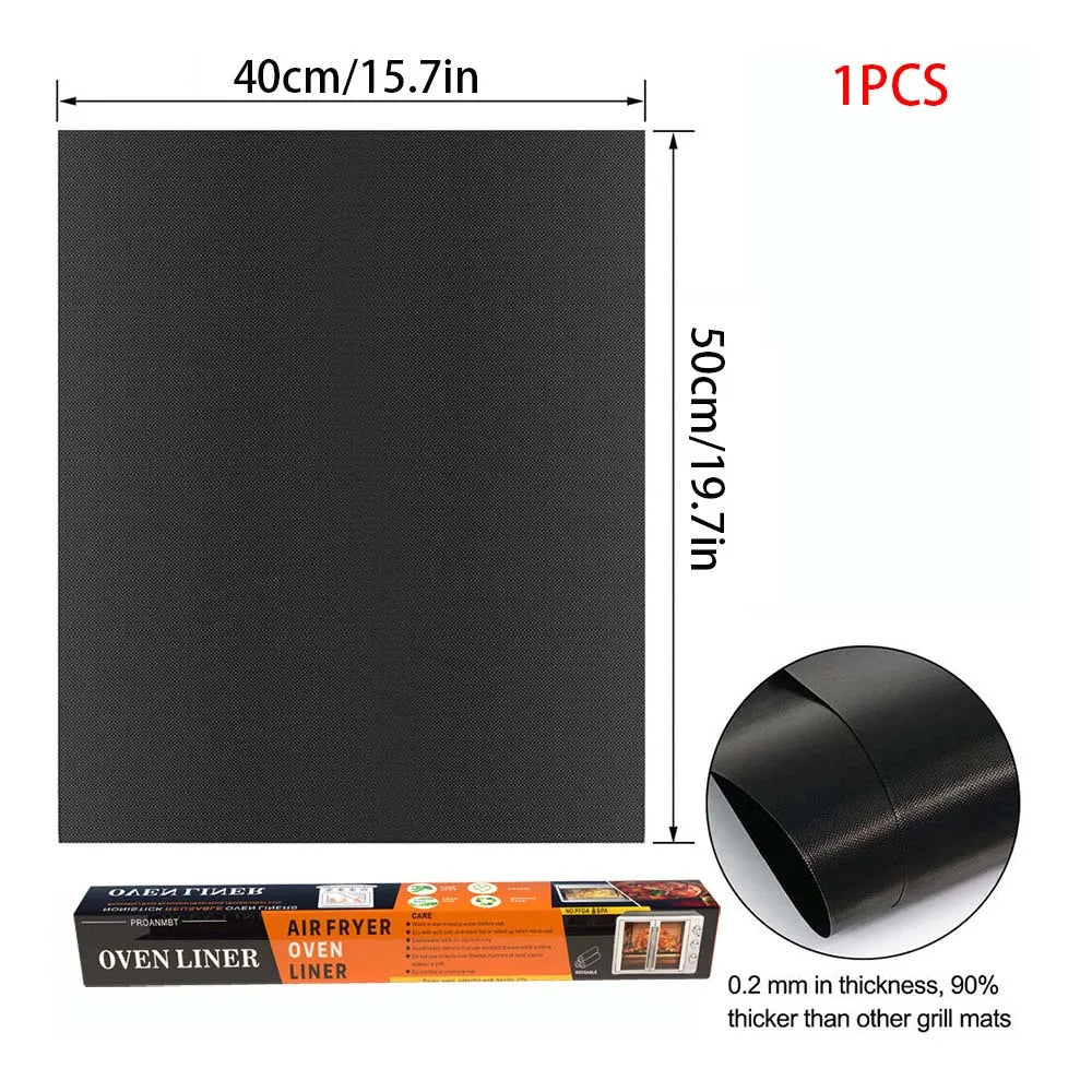 Copper Grill Mats for Outdoor Grill 60*40cm Cooking Grill Sheet Heat Resistance Kitchen BBQ Tool Reusable Easy to Clean Barbecue