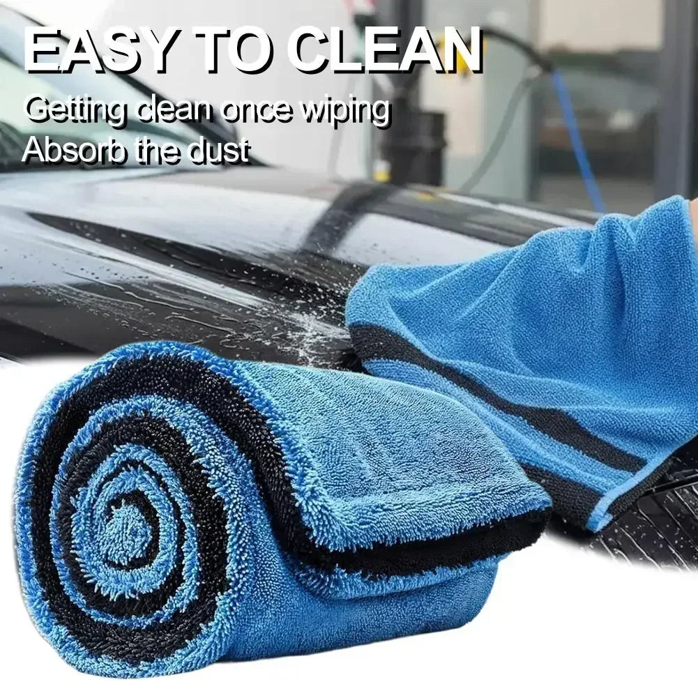 1400GSM Car Towel Car Detailing Rags Quick Drying Cloth Multi-Purpose Car Wash Towel For Car Window Cleaning And Auto Care