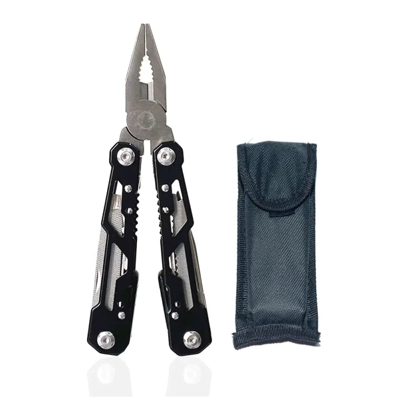 Hollow Out Folding Plier Portable Multifunctional Tool Plier Outdoor Emergency Camping Combined Knife Plier