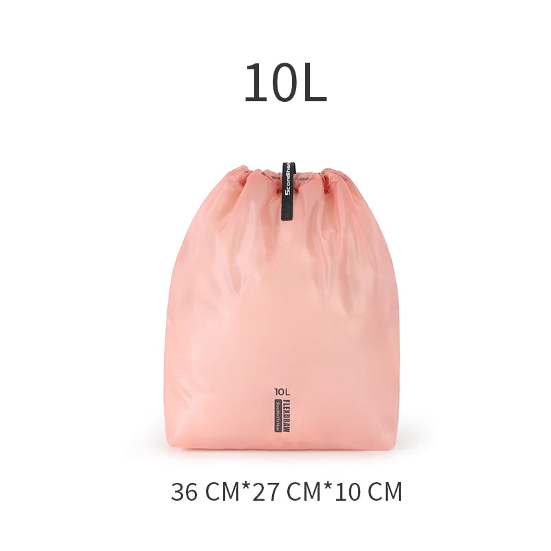 Large Capacity Waterproof Storage Bag for Clothes Travel Organizer Pouch with Multiple Pockets for Outdoor Hiking Camping