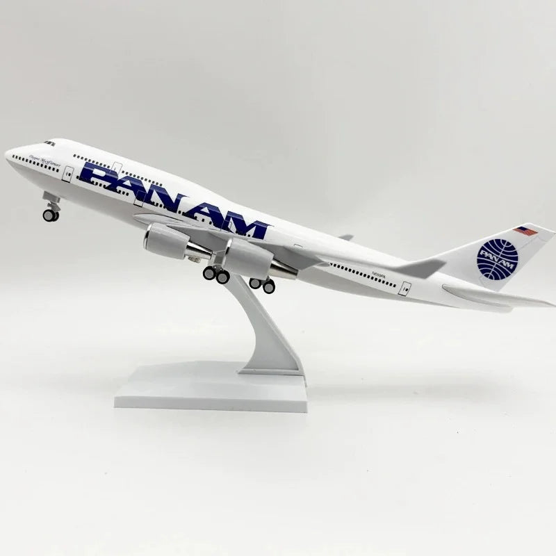 30cm Scale Plane 1/250 B747 Series Model Airplane Toy Resin Diecast Airplanes Building Kit (With Stand) Aviation Toys for Boys