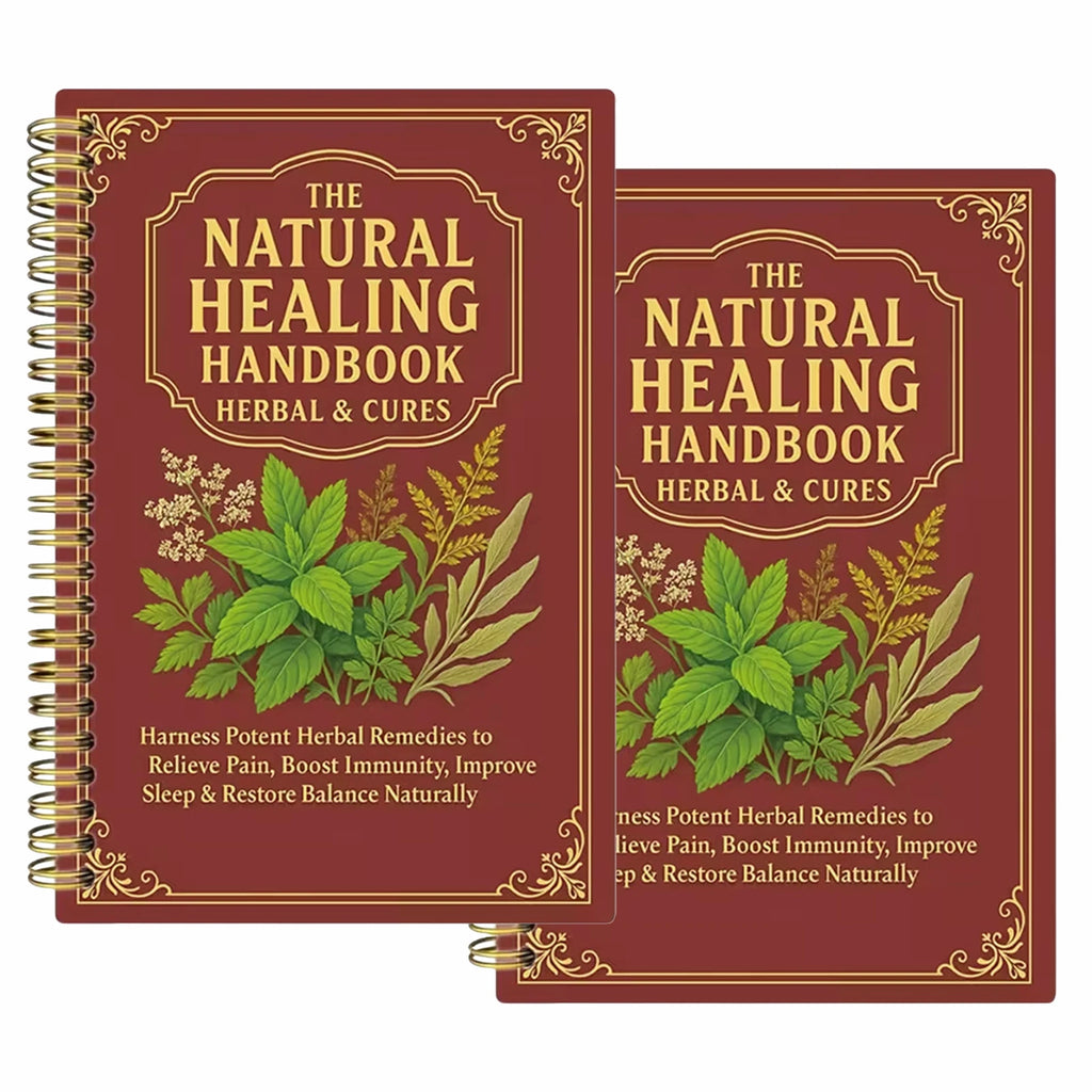 Natural Remedies Handbook with Ancient Cures for Family Health PP Cover Waterproof Notebook for Home Office Travel Gift