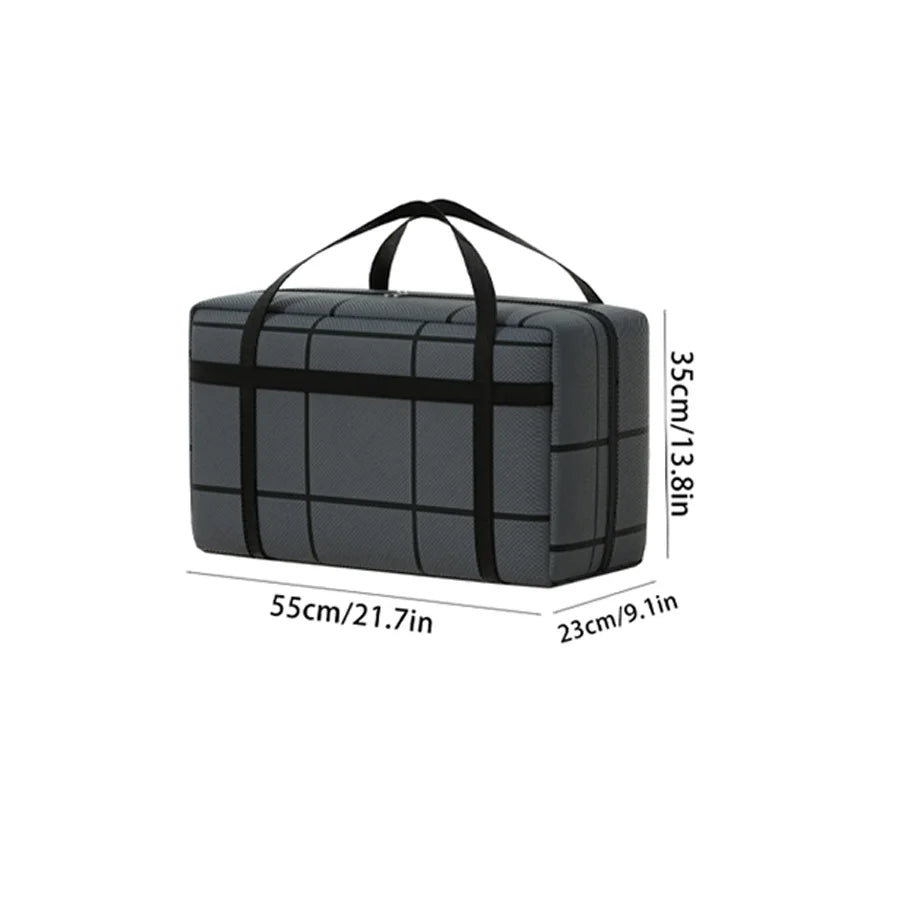 Thickened Waterproof Moving Bag Super Large Capacity Striped Storage for Moving And Traveling Organizer Storage Bag