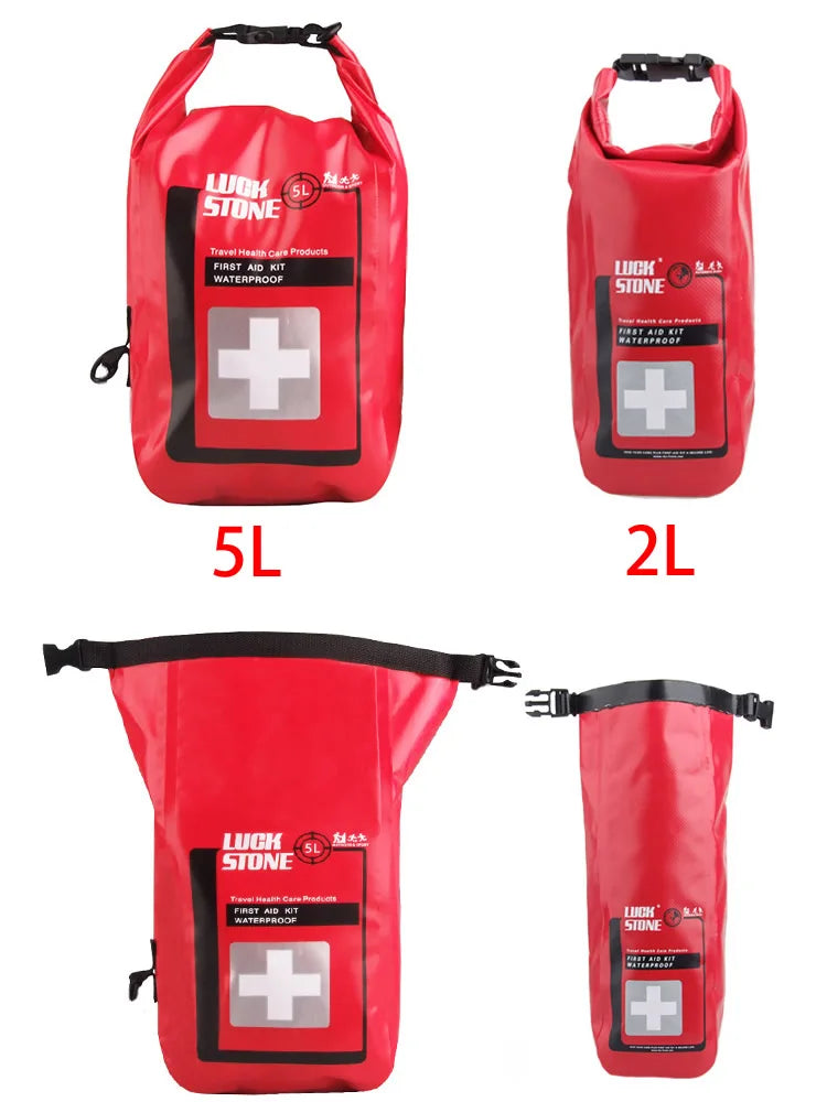 1.2L Waterproof First Aid Kit Bag Portable Emergency Kits Case Only For Outdoor Camp Travel Emergency Medical Treatment