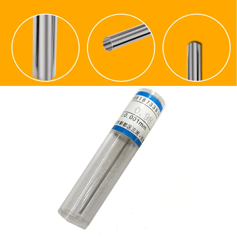Precision Pin Gauge Set 0.1mm-1mm Range  Smooth Plug Hole Gauge Tools for Accurate Measurement