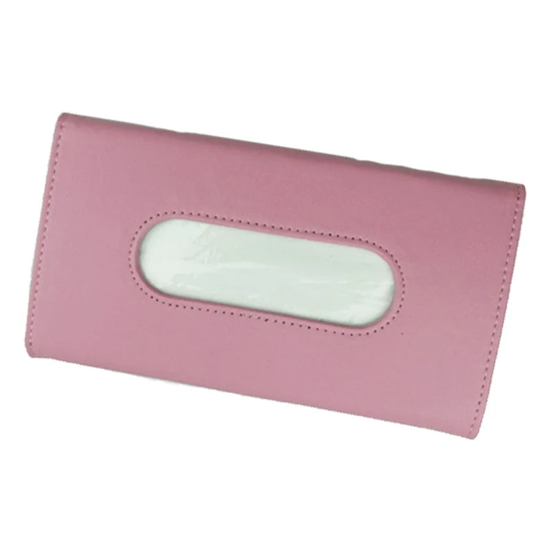 1Pc Car Tissue Box Towel Sets Car Sun Visor Tissue Box Holder Auto Interior Storage Decoration For BMW Car Decor Accessories