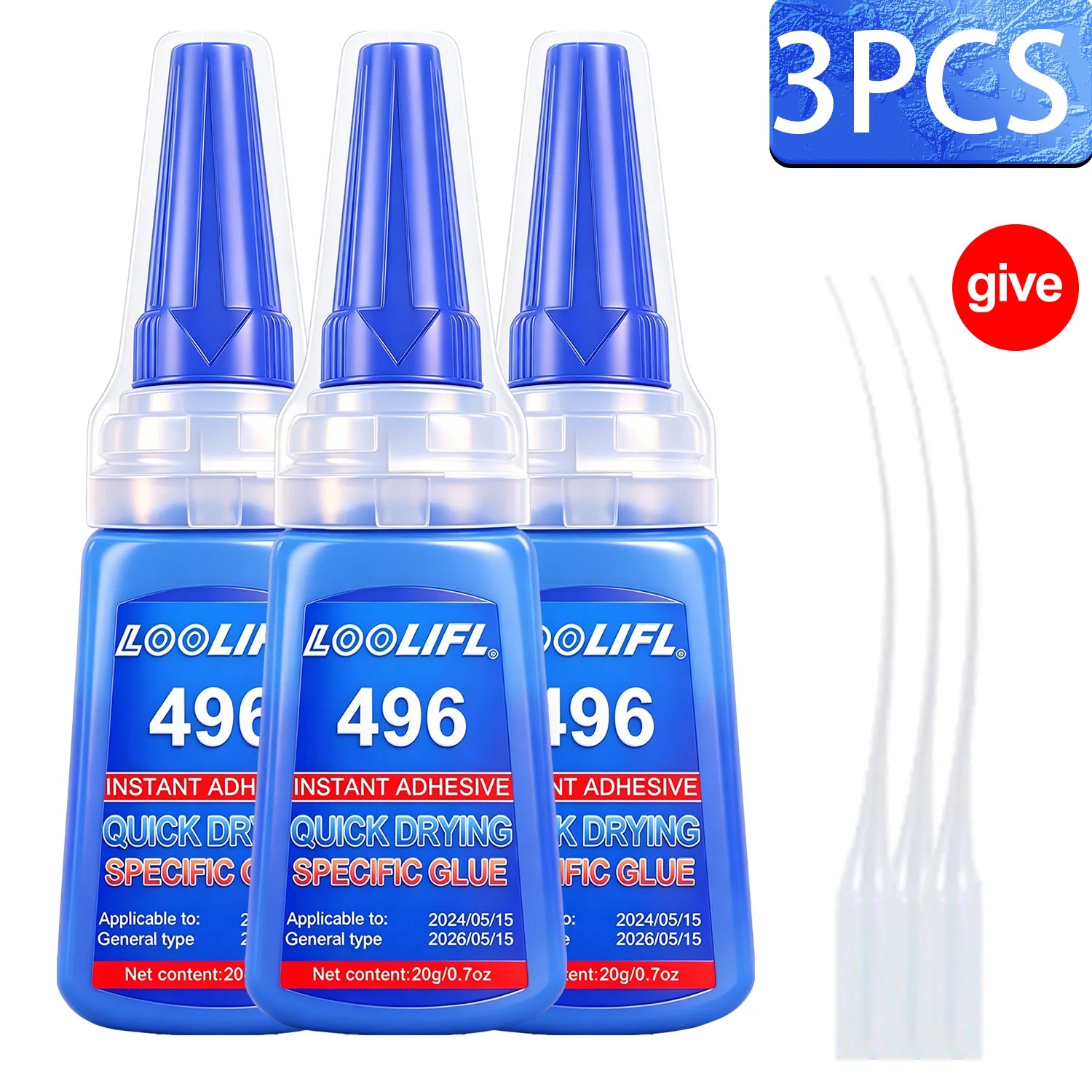 20g Super Strong Nail Glue Quick Dry For False Nail Tips Acrylic Nails Press On Nails Fake Nails Art Decoration Lasting Adhesion