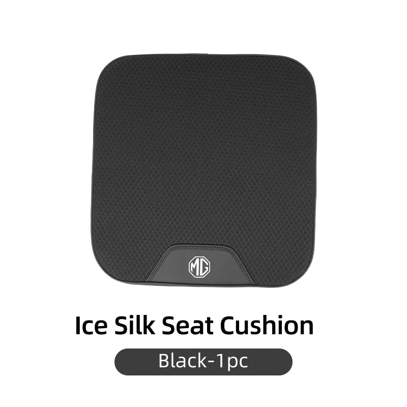 Car Ice Silk Booster Cushion Increase Seat Pad Slant Mat Auto Accessories For Morris Garages MG 3 5 6 7 ZS HS GS Hector TF GT ZR