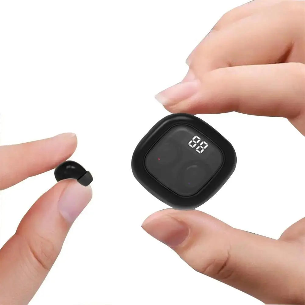Ultra-Small TWS Wireless Earphones Bluetooth 5.3 Invisible Sport Gaming Headphones HIFI Stereo Noise Reduction Sleep Earbuds