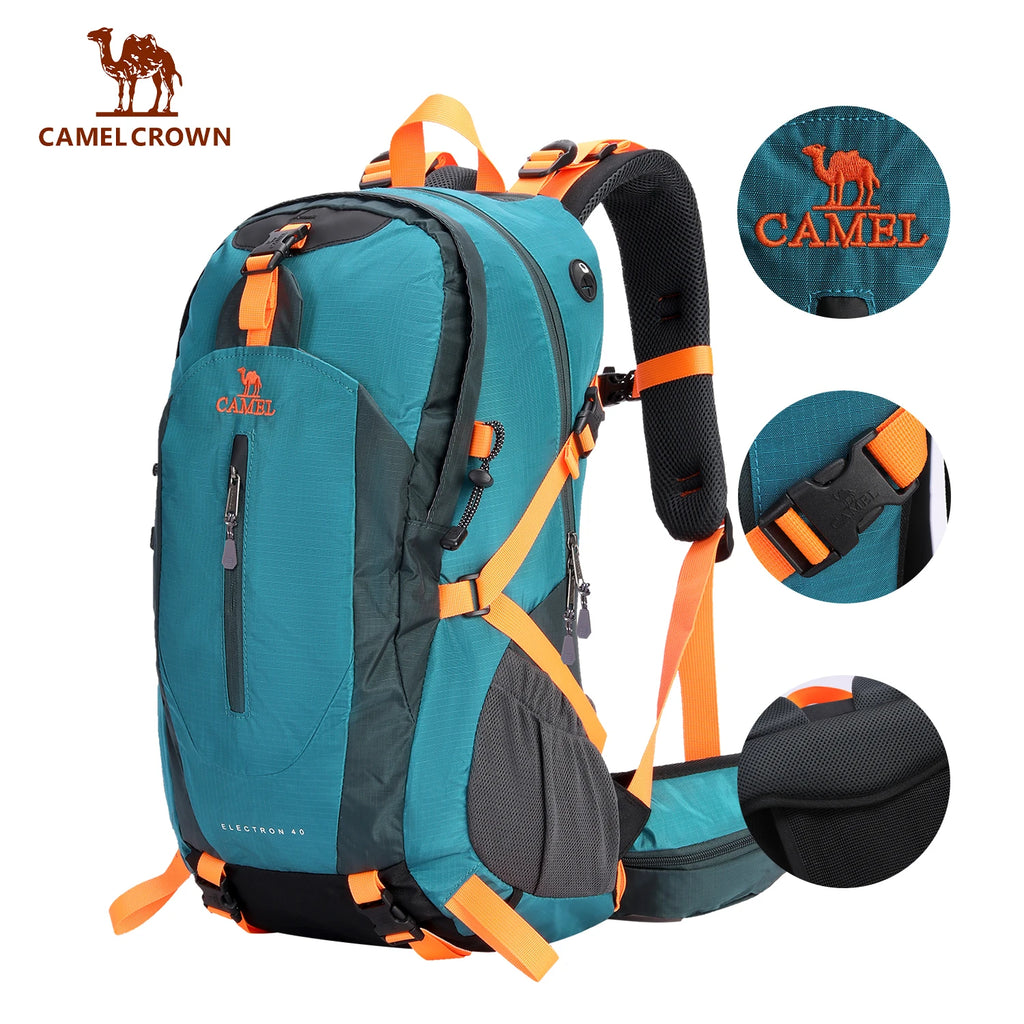GOLDEN CAMEL Waterproof Backpacks Men Women Climbing Bag for Men Ultralight Hiking Backpack with Sport Bags Covers Camping