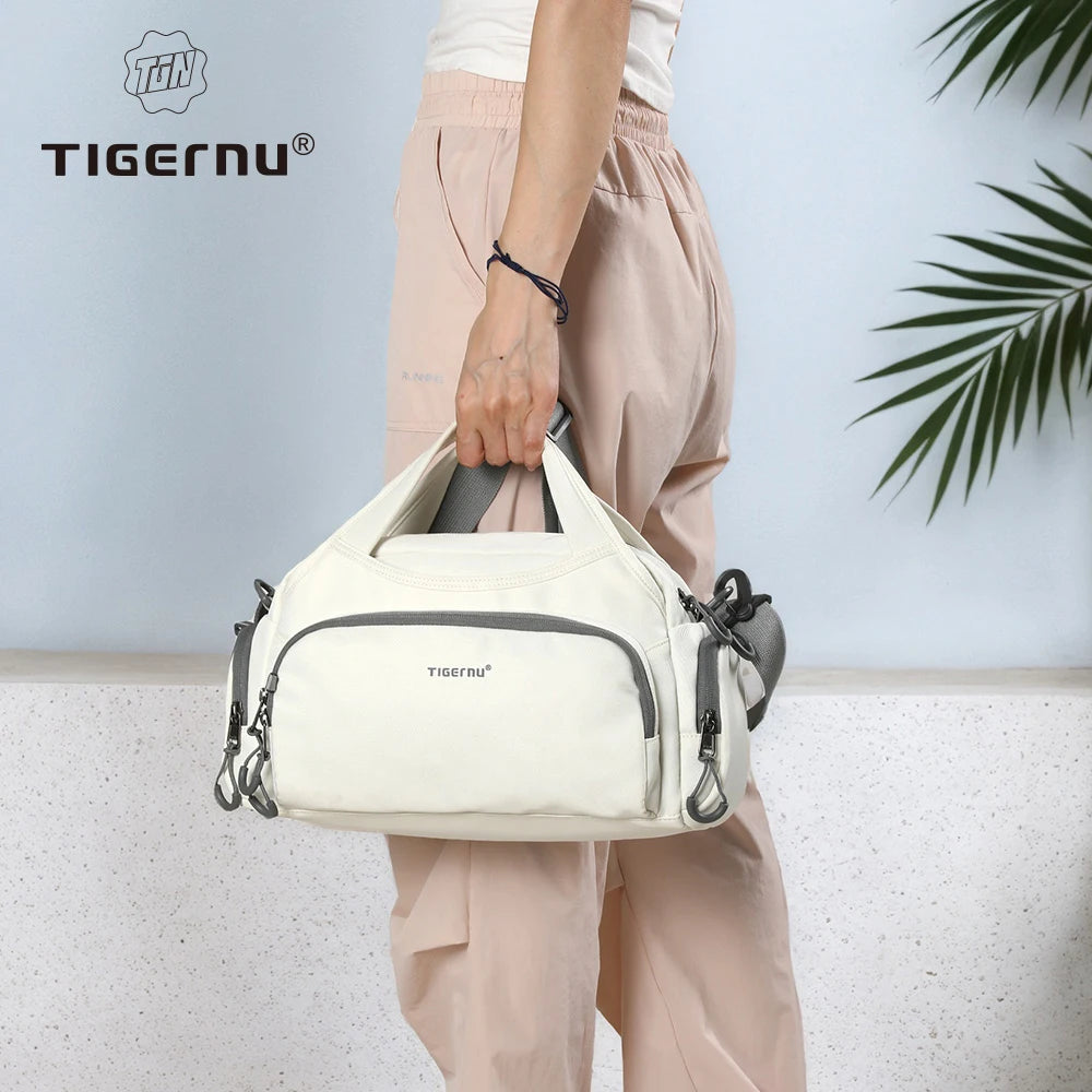 Tigernu Women Casual Sports Handbag Female Ourdoor Shoulder Bag Daily Commute Splashproof Large Capacity For 11 inch Tablet