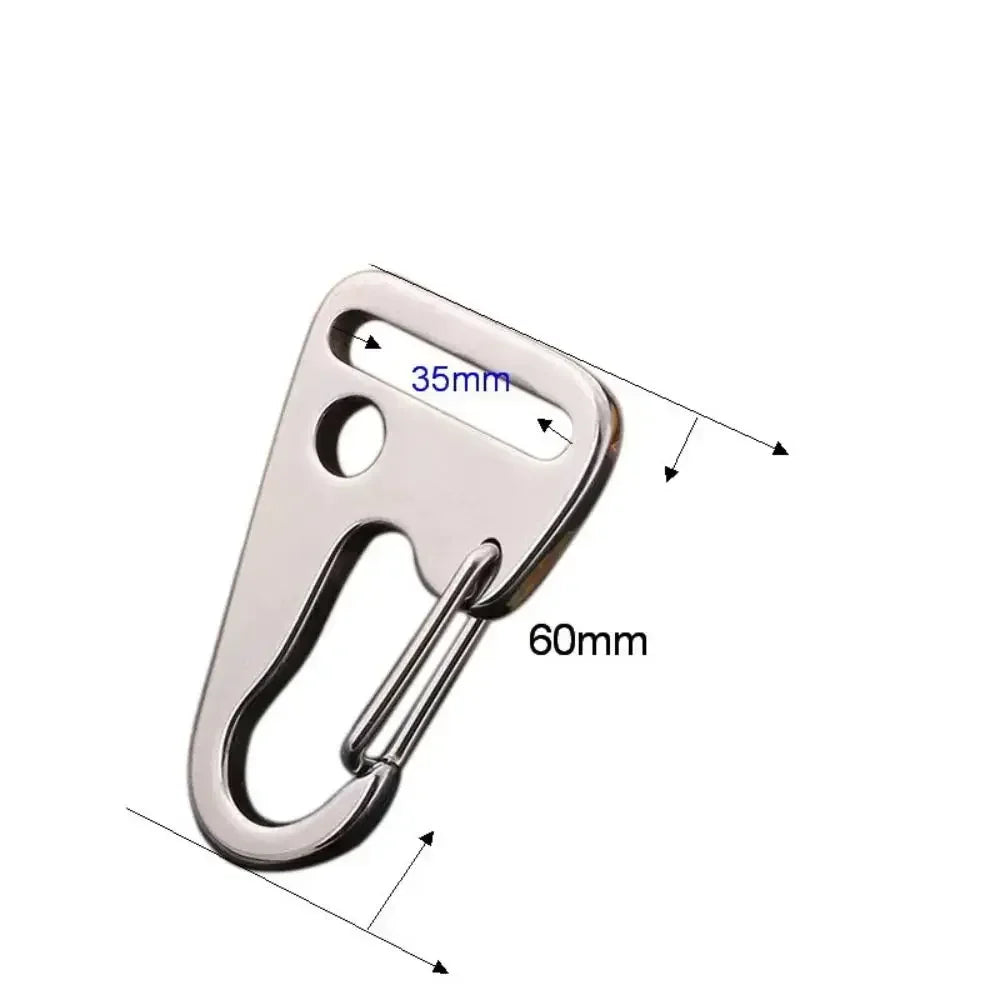Eagle Mouth Replacement Hook Belt Carabiner Strap Buckle Outdoor Hanging Carabiner Clips Climbing Stainless Steel Tool