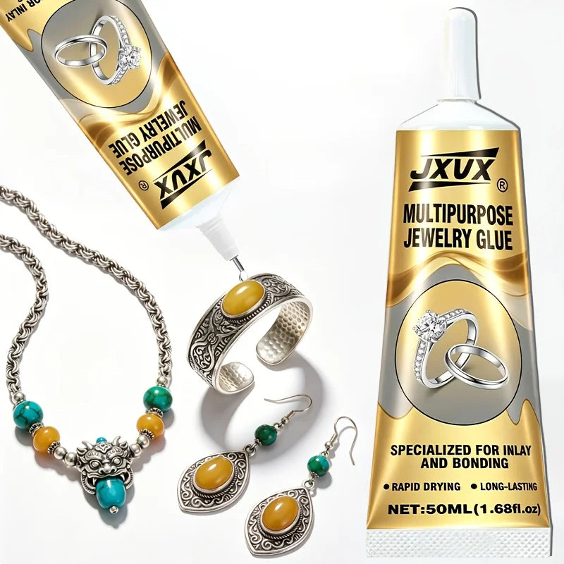 b7000 Jewelry Glue-50ML/1.68 fl oz  B-7000Clear DIY Craft Glue Waterproof Strong Bond Adhesive for Rhinestones Nail Art Metal Glass