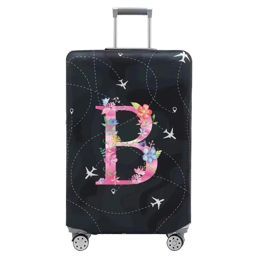 Luggage Protective Cover Elastic Dust Wear-resistant Apply 18-32 Size Pink Letter Series Protective Case Travel Accessories 2026