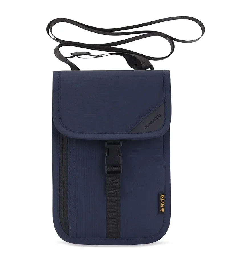 Travel Pouch Neck Wallet Family Passport Holder Organizer Case with RFID Blocking Passport Wallet Travel Wallet Travel Accessori