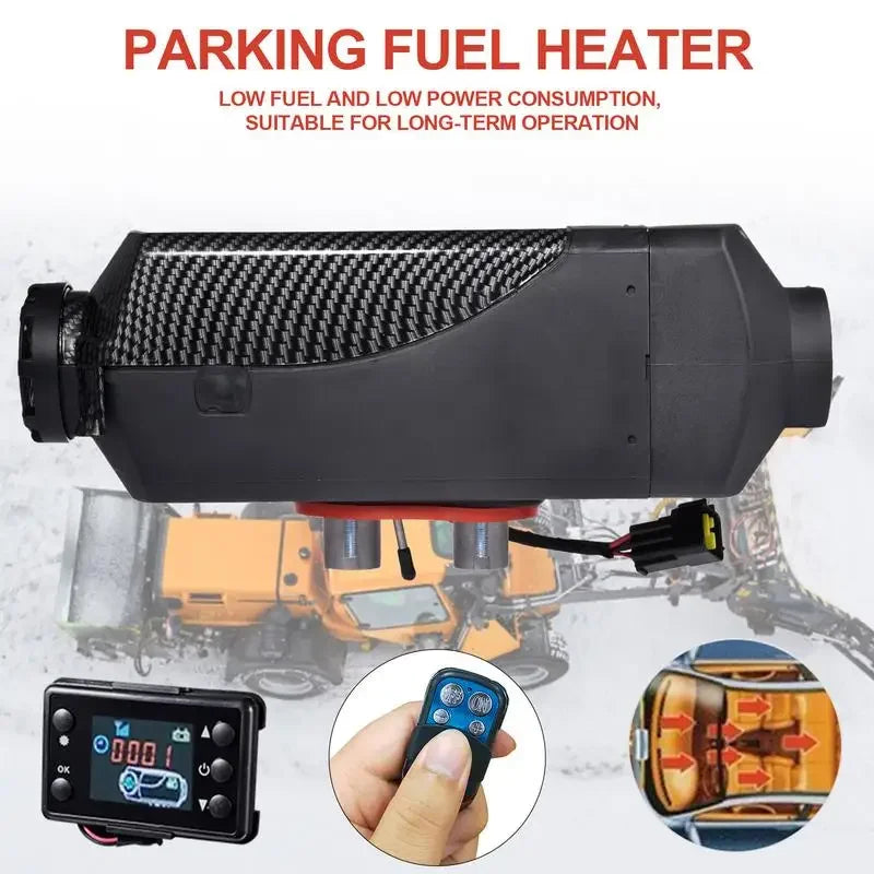 Car Air Heater 5KW 12V/24V Ignition Copper Heater Integrated Auxiliary Diesel Heater Auto Parking Fuel Heater for Websato