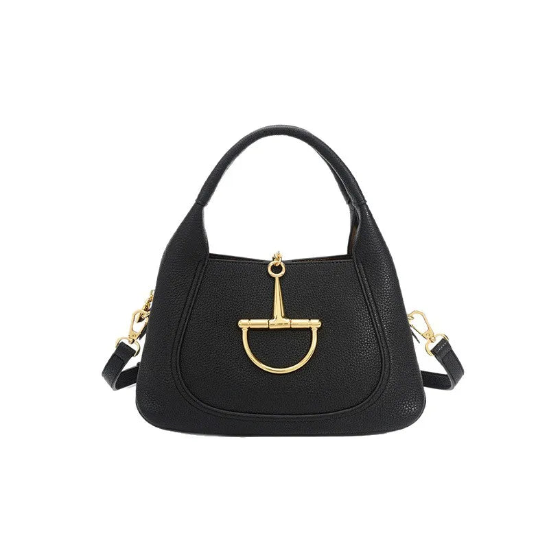 Stylish Solid Color Designer Diaper Bag Women Luxury Leather Tote Large Capacity Elegant Crossbody Handbag For Simple Chic