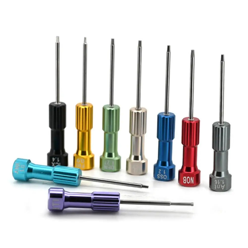 1PC Durable 6.2cm Technician Screwdriver Stainless Steel DIY Tool Kit Multiple Color Micro Screwdriver